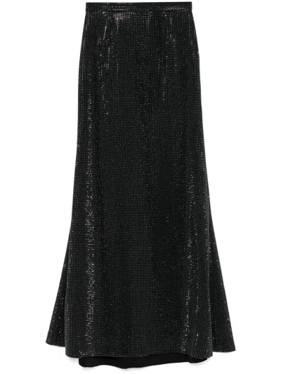 Roland Mouret Diamante Maxi Skirt In Black