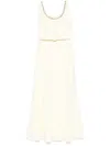 Roland Mouret Women Embellished Heavy Cady Midi Dress In Yellow