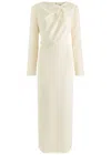 Roland Mouret Verziertes Midikleid Aus Cady In Cream