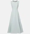 Roland Mouret Embellished Wool And Silk Midi Dress