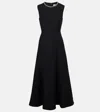 Roland Mouret Embellished Wool And Silk Midi Dress