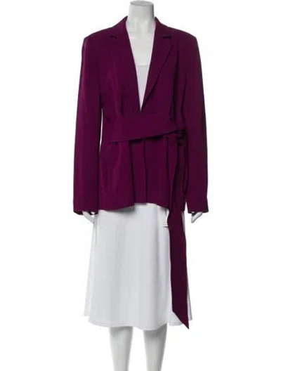 Pre-owned Roland Mouret Evening Jacket In Purple