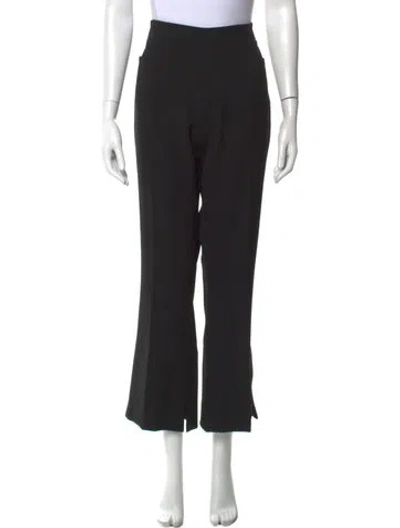Pre-owned Roland Mouret Flared Pants In Black