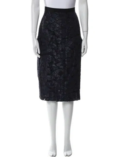 Pre-owned Roland Mouret Glitter Accents Knee-length Skirt