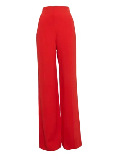 Pre-owned Roland Mouret High-waist Wide-leg Trousers