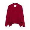 Roland Mouret Peplum Jacket In Red