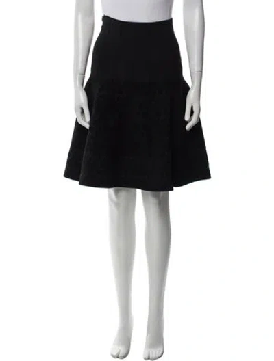 Pre-owned Roland Mouret Knee-length Skirt In Black