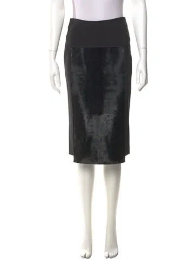 Pre-owned Roland Mouret Knee-length Skirt In Black
