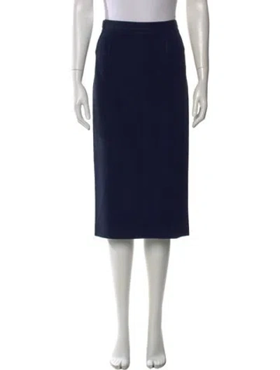 Pre-owned Roland Mouret Knee-length Skirt In Blue