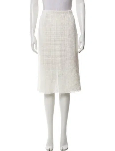 Pre-owned Roland Mouret Knee-length Skirt W/ Tags In White