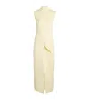 Roland Mouret Knit Midi Dress In Yellow