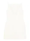 Roland Mouret Light-crepe Dress In White