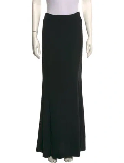 Pre-owned Roland Mouret Long Skirt In Black