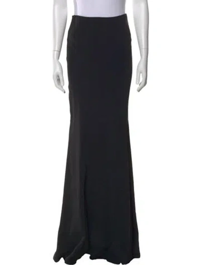 Pre-owned Roland Mouret Long Skirt In Black