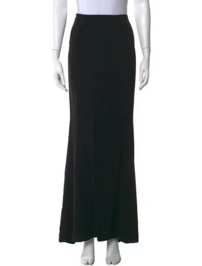 Pre-owned Roland Mouret Long Skirt In Black