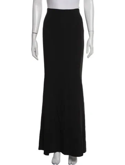 Pre-owned Roland Mouret Long Skirt In Black