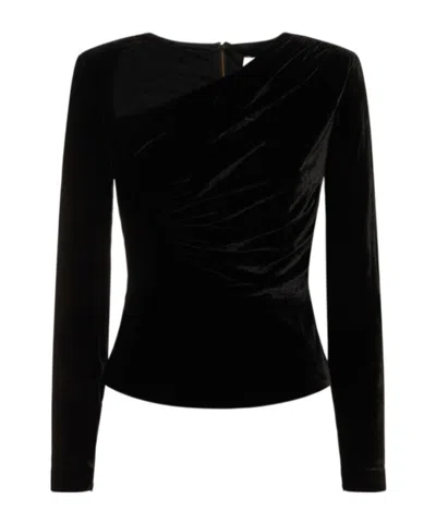 Roland Mouret Long Sleeve Top In Black