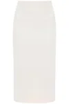 Roland Mouret Midi Cady Skirt In In White