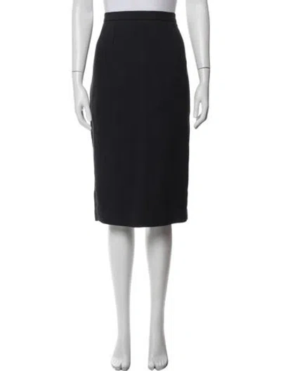 Pre-owned Roland Mouret Midi Length Skirt In Black