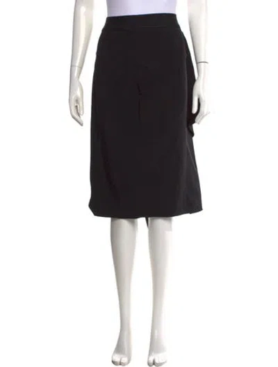 Pre-owned Roland Mouret Midi Length Skirt In Black