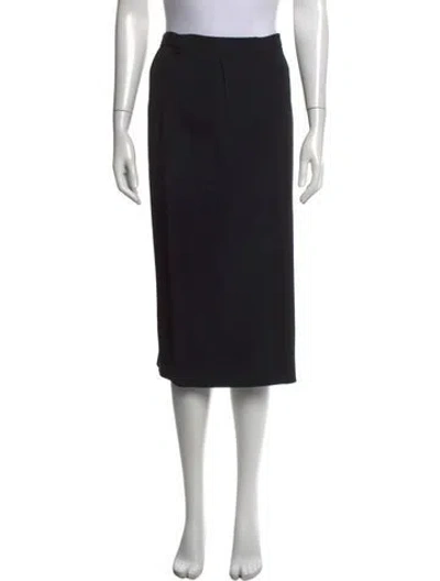 Pre-owned Roland Mouret Midi Length Skirt In Black
