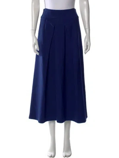 Pre-owned Roland Mouret Midi Length Skirt In Blue