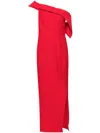 Roland Mouret Asymmetrische Robe Aus Krepp In Rot