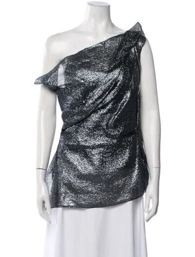 Pre-owned Roland Mouret One-shoulder Sleeveless Top