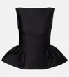 Roland Mouret Peplum Taffeta Top