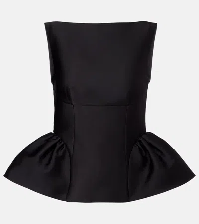 Roland Mouret Peplum Taffeta Top