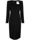 Roland Mouret Pre Wool And Silk Blend Midi Tube Dress