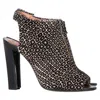 Roland Mouret Printed High Heel Boots In Multicolor Ponyhair In Multi