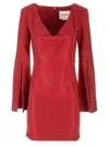 Roland Mouret Sequined Minidress In Red