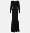Roland Mouret Robe Aus Cady In Schwarz