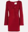 Roland Mouret Sequined Minidress In Red
