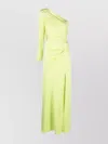Roland Mouret Asymmetric Stretch Silk Gown With Cut-out Detail