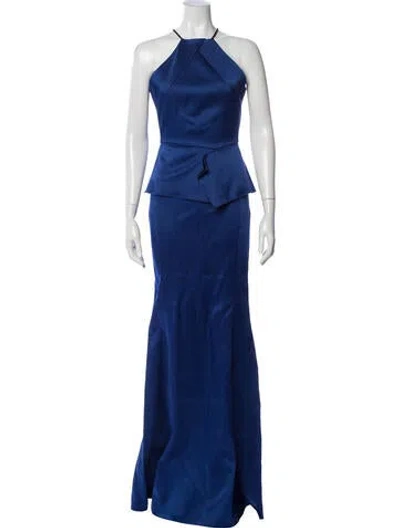 Pre-owned Roland Mouret Skirt Set In Blue