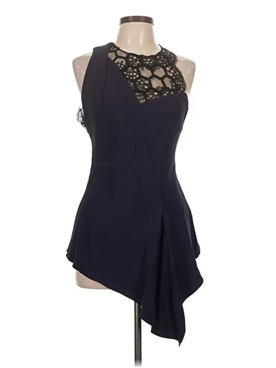 Pre-owned Roland Mouret Sleeveless Blouse In Purple