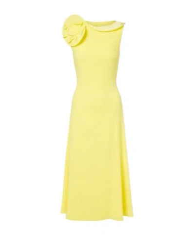 Roland Mouret Sleeveless Dress In Yellow
