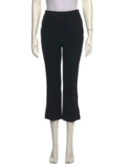 Pre-owned Roland Mouret Straight Leg Pants In Black
