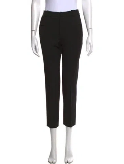 Pre-owned Roland Mouret Straight Leg Pants In Black