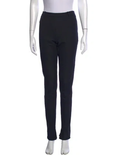 Pre-owned Roland Mouret Straight Leg Pants In Blue