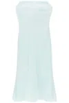 ROLAND MOURET STRAPLESS MIDI DRESS WITHOUT