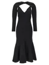 Roland Mouret Gown Maxi Dress With Cut Out Details And Shoulder Cover