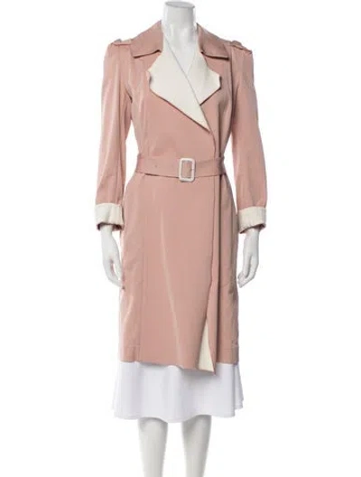 Pre-owned Roland Mouret Trench Coat In Pink