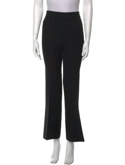 Pre-owned Roland Mouret Wide Leg Pants In Black