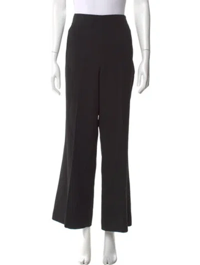 Pre-owned Roland Mouret Wide Leg Pants In Black