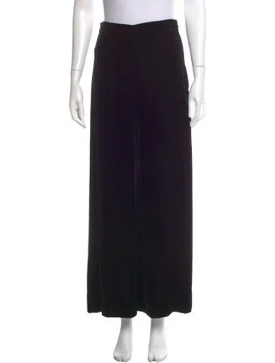 Pre-owned Roland Mouret Wide Leg Pants In Black