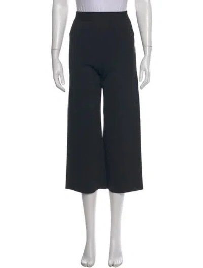 Pre-owned Roland Mouret Wide Leg Pants In Black