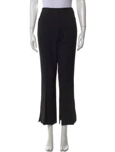 Pre-owned Roland Mouret Wide Leg Pants In Black